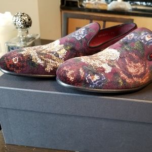 BNWB Dolce & Gabbana velour loafers shoes sz8 eu41